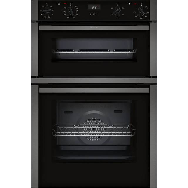 NEFF N50 U1ACE2AG3B Built In Electric Double Oven - Graphite - A/B Rated