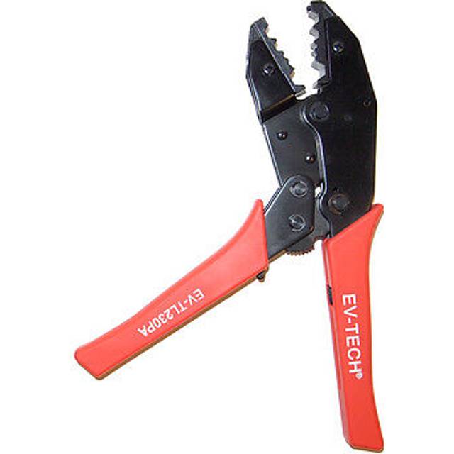 Evertech Professional Coax Coaxial BNC Connector Crimp Crimping Tool - RG59 Siamese Cables for CCTV Security Cameras. BNC Connectors Crimper for RG55