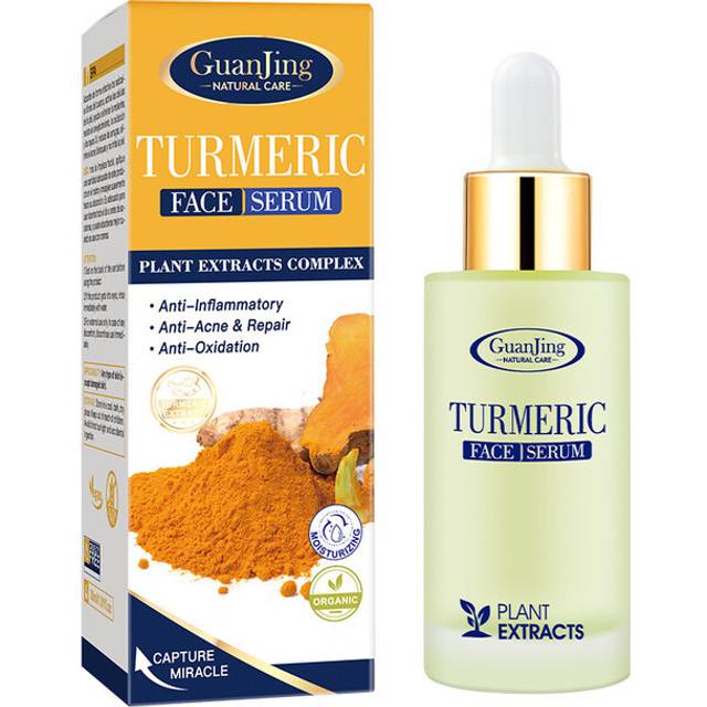 Disaar Turmeric Face Serum 30ml Anti-Inflammatory Anti-Acne Skin Repair Essence Liquid Anti-Oxidation Whitening Facial Serum
