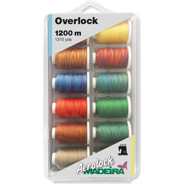 AEROLOCK BOX MCOL - Box: Aerolock No.125: 12 x 1,200m: Variegated - Madeira - Multi - One Size