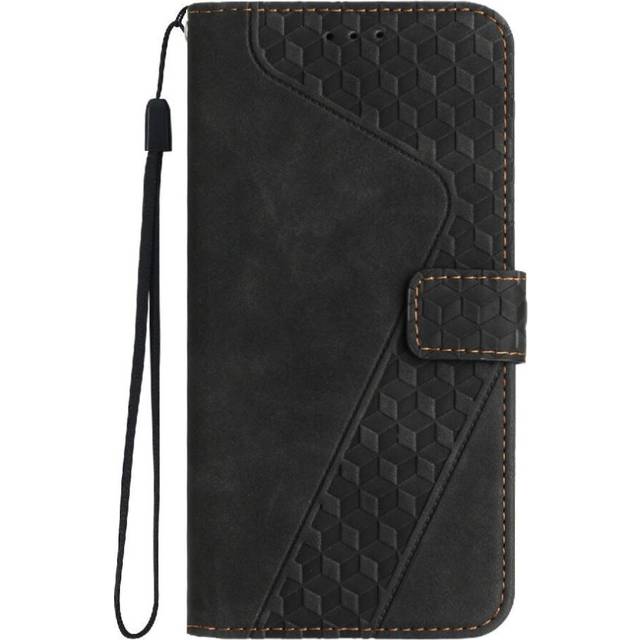 (Black) Phone Case for Samsung Galaxy S25 Edge Flip Folio Card Slots Cover Magnetic Wallet Kickstand