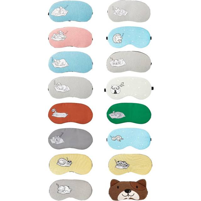 Sleepy Animal Hot and Cold Gel Packs Soothing Eye Mask - Green / Lizard