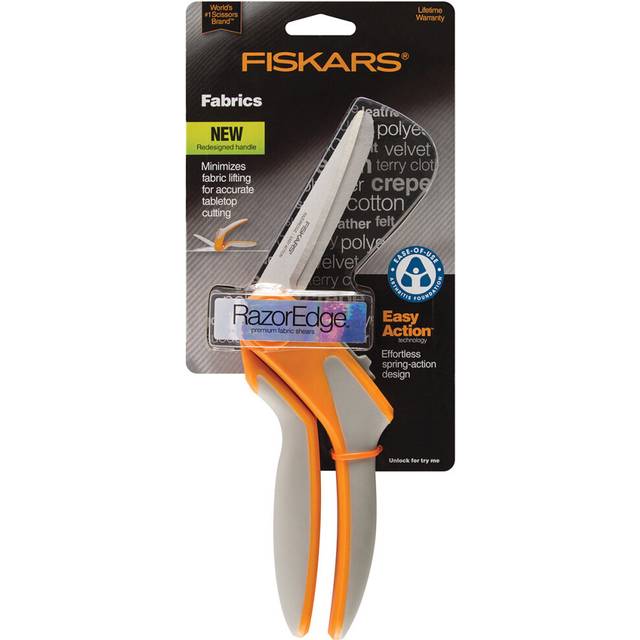 "Fiskars RazorEdge Easy Action Tabletop Fabric Shears 8""-"