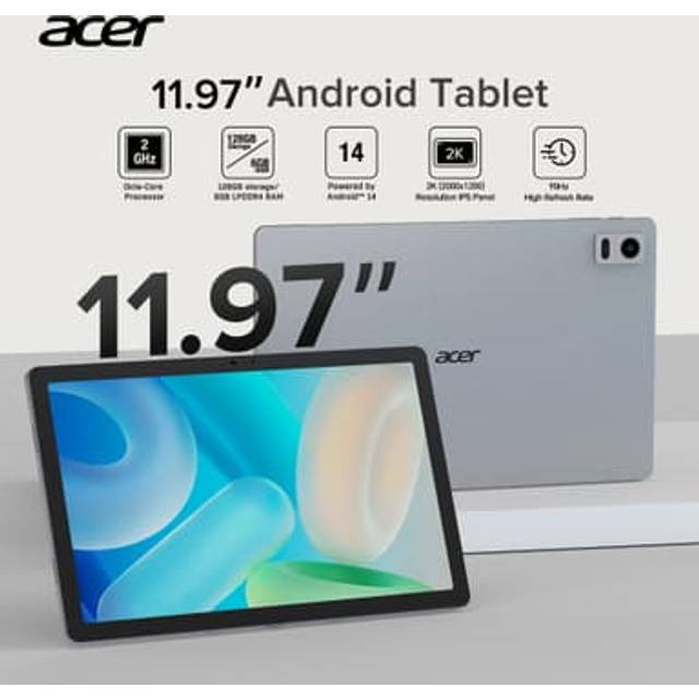 Acer ACTAB1225E 6/128GB 11.97" surfplatta