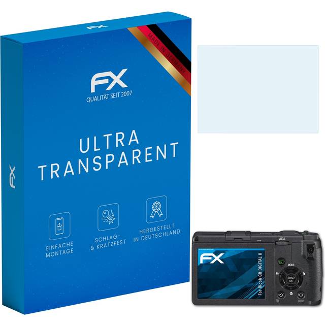 Atfolix 3x Screen Protection Film For Ricoh Gr Digital Ii Screen Protector Clear