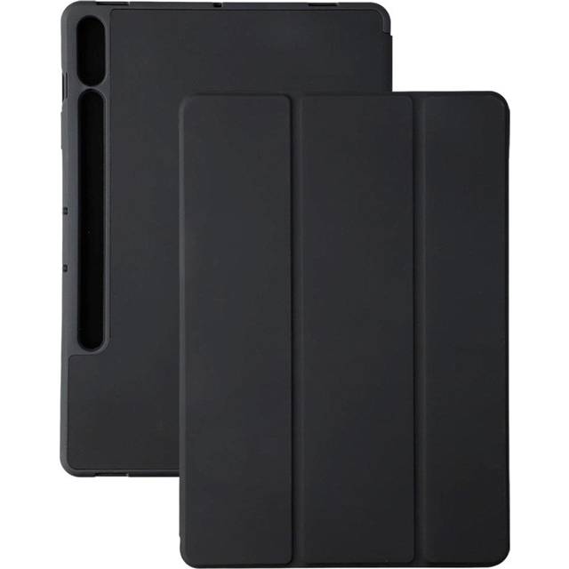 Samsung Galaxy Tab S10+ (Plus) / S9 FE+ (Plus) / S9+ (Plus) 4smarts Basic Folio Case m. Penn Hållare - Svart