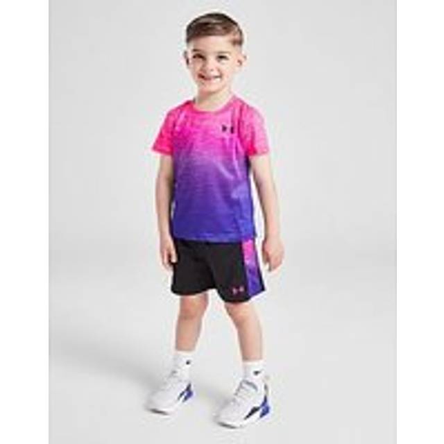 Under Armour UA Tech Fade T-Shirt/Shorts Set Infant - Pink - 18-24M