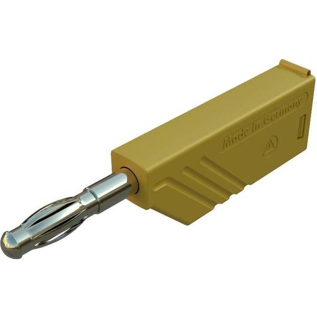 SKS Hirschmann LAS N WS Au Laminerade pluggar Kontakt hane rak Stift-Ø: 4 mm Gul 1 st