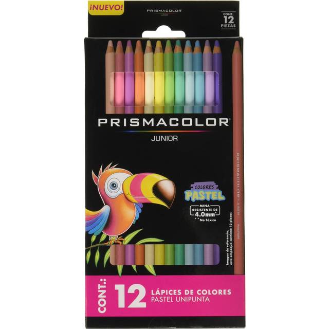Prismacolor Pastel Colored Pencils Set  Pack of 12 Count Pastel Colors  Junior 4.0mm
