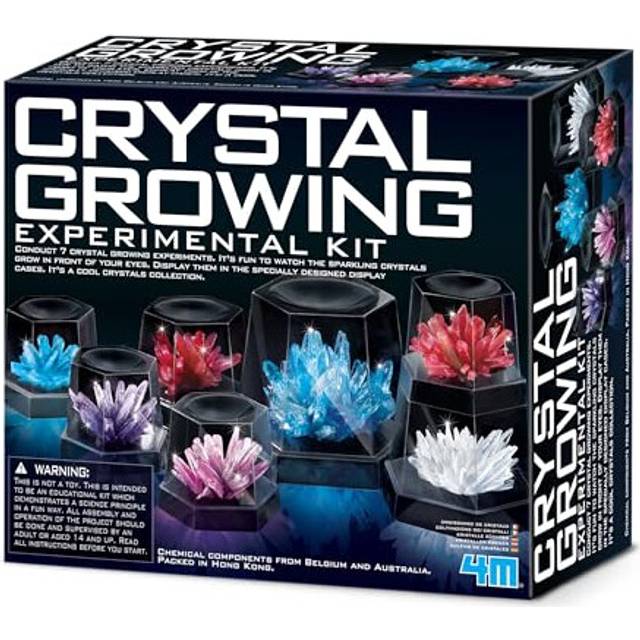 4M Crystal Growing Experimental Kit | A Science and Chemistry Kit for Kids Ages 14+ | Grow your own Crystals, Large