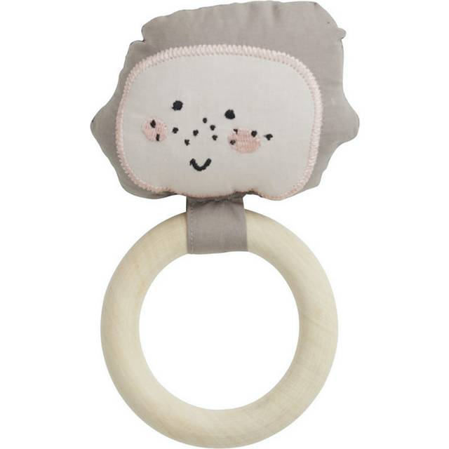 COPENHAGEN COLORS Playful Baby Rattle |Grå |One Size