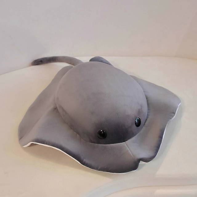 (Gray) Stuffed Animals Toys Ray Plush Toys, Plush Toy, Stingray, Ray , Plush Toys, Sea Animals, Plush Doll, Cuddly Cushion, Cuddly Cushion, Fish...