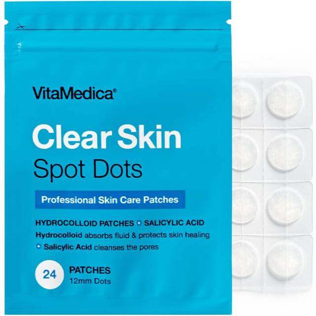 VitaMedica Clear Skin Spot Dots  Natural Blemish Spot Treatment Hydrocolloid Patches