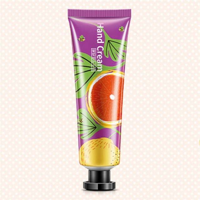 (as the picture, Grapefruit Hand Cream) 30g Natural Plant Essence Nourishing Hand Cream Moisturizing Scented Hand Lotion