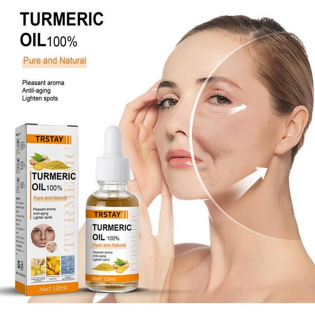 Turmeric Serum Oil Face Care Oil Moisturizing Hydrating Brighten Whiten Face Serum Anti-aging Removal Pigment Melanin Face