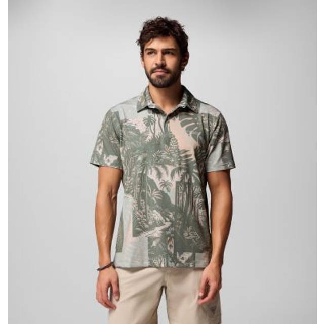 Columbia Men's PFG Super Slack Tide II Stretch Polo- - Prints (XL)
