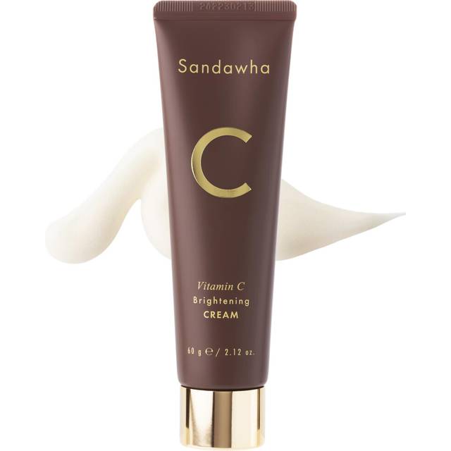 SanDaWha SKINCURE Vitamin C Cream - Vegan Korean Face Moisturizer- Radiant Glow & Revitalizing with 2% Ascorbyl Glucoside - Anti Aging Hydration Cream
