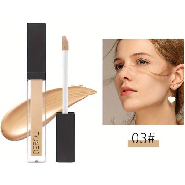 (03) 6 Colors Face Eye Liquid Concealer Isolation Cream Conceal Dark Circles Acne Marks Spots Natural Nude Makeup Foundation Concealer