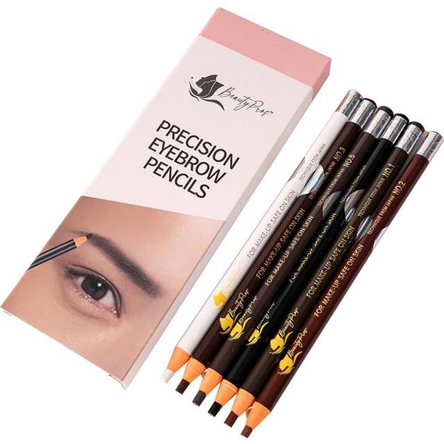 BeautyPros Peel-off Eyebrow Pencils  Brow Pencil Set For Marking  Eye Brow Pencils for Women Makeup  Long Lasting Eyebrow Pencil  Eyebrow Liners Shape