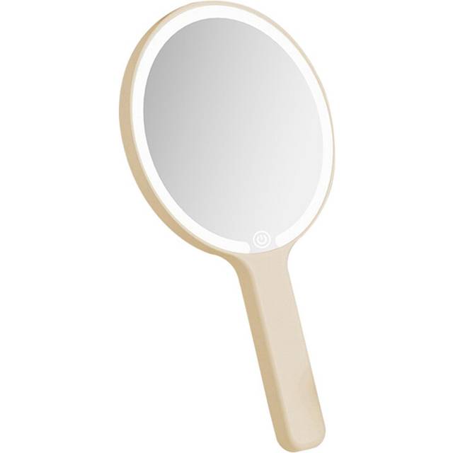 Led Makeup Mirror Handheld Portable Light Charging Dressing Fill Beauty B