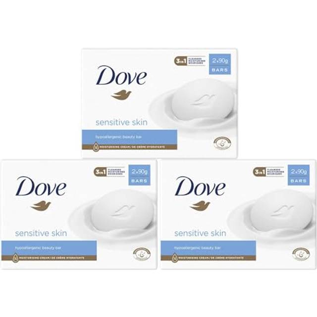 Hypoallergenic Beauty Cream Bar 3 in-1 Cleanses, Moisturises and Nourishes Sulphate-Free Bath Soap for Soft and Smooth Skin, Specially Made for
