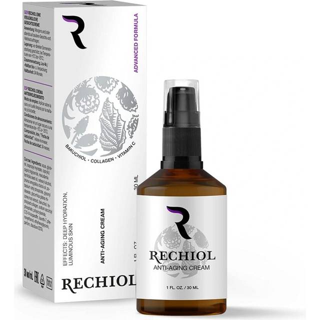 Hendel Garden Rechiol Bakuchiol Serum Retinol Alternative - Anti Aging Collagen Cream With Vitamin C  Almond Oil - Renewing Better Than Retinol Refini