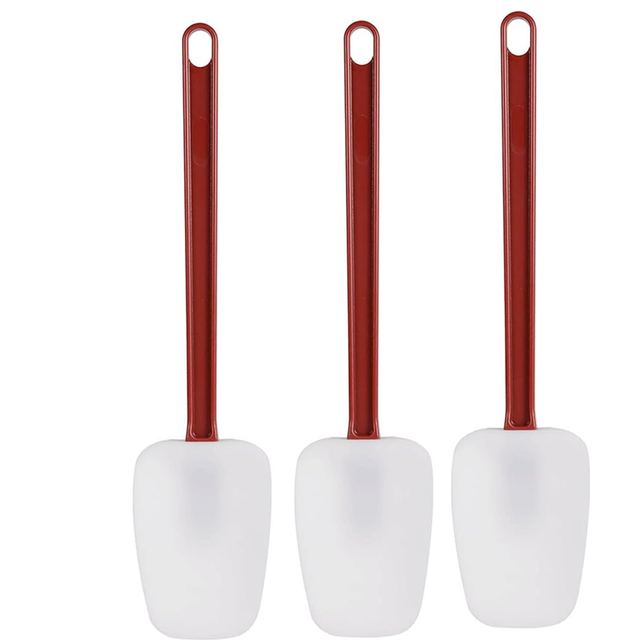 3Pack Spatulas Silicone Heat Resistant, Spatula , Rubber 10 Inches, Kitchen Use B