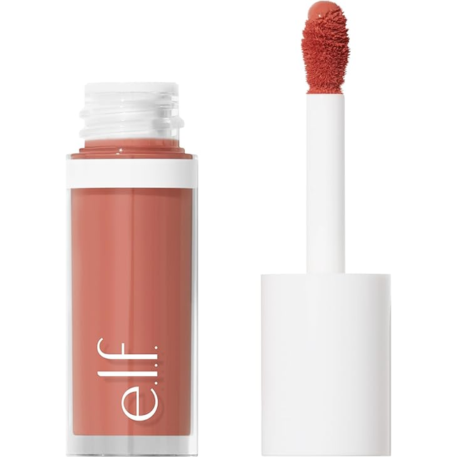 e.l.f. Camo Liquid Blush, Long-Lasting Liquid Blush For High-Pigment Colour, Creates A Soft, Dewy Finish, Vegan & Cruelty-Free, Dusty RosÃ©