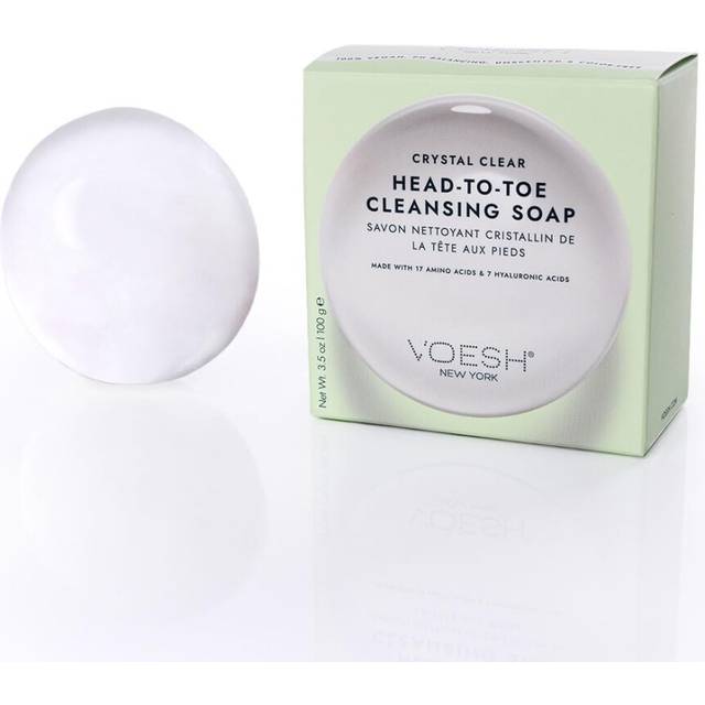 VOESH pH-Balancing Vegan Clear Soap for Sensitive Skin - Unscented  Mild Cleansing Bars for Face & Body - Gentle  Natural Soap for Women and Men - Fra