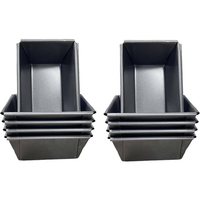 8 x Non-Stick Mini Loaf Pan (9cm)