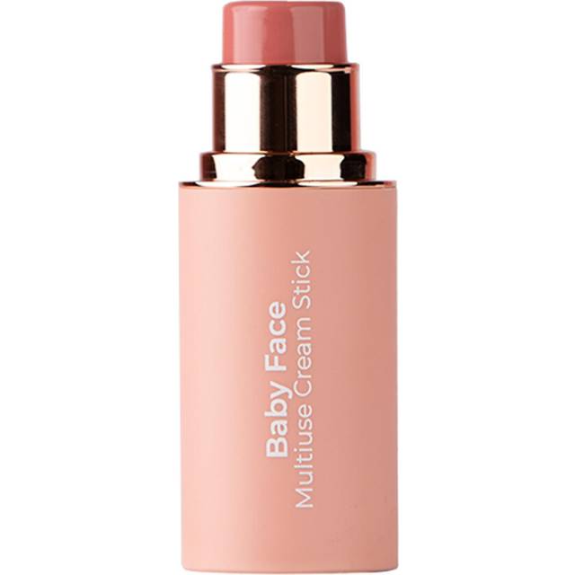 MCoBeauty Baby Face Multi-Use Cream Stick  Chouchou Nude Peach Shade  Silky Smooth  Buildable Blush for Eyes  Lips & Cheeks  Vegan  Cruelty Free Cosme