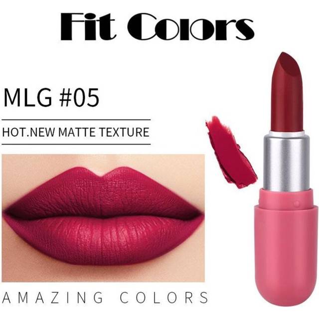 (05#) Mini Capsule Matte Lipstick Mist Velvet Non-fading Portable Mini Lipstick