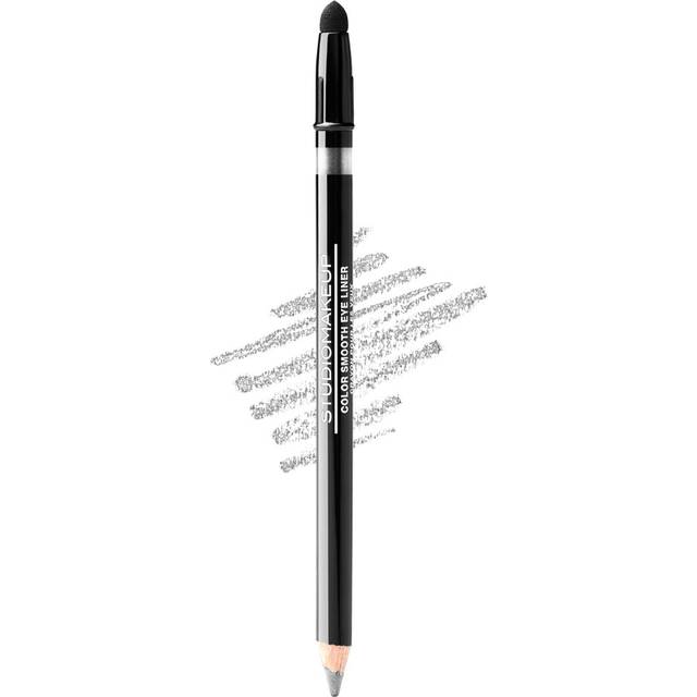 Studiomakeup Starlight Smooth Texture Eyeliner Pencil  Silver  12 Vibrant Colors  Safe for Sensitive Eyes