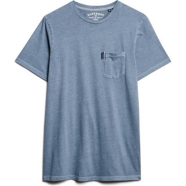 T-shirt with pocket Superdry Classic Essential - Bleu