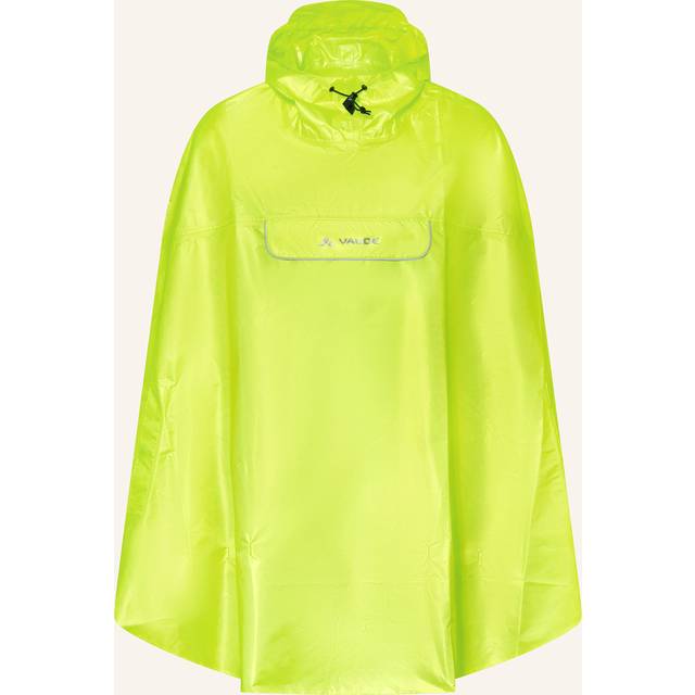 Vaude Valdipino Poncho - Poncho Neon Yellow Uni M