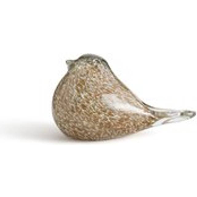 Abby Decorative Glass Bird - White/Gold-Coloured - ONE SIZE