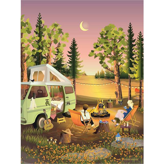 Vissevasse Affisch - 50x70 cm - Van Life - Vissevasse - One Size - Affisch