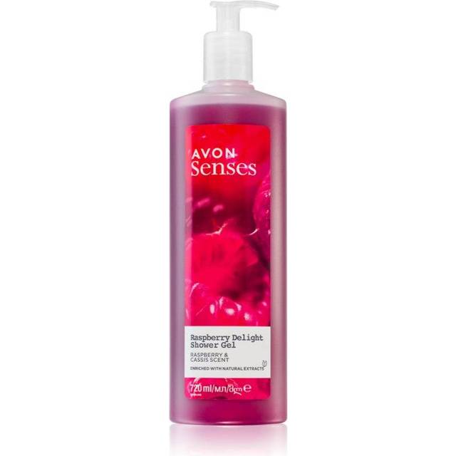Avon Senses Raspberry Delight nourishing shower gel 720ml