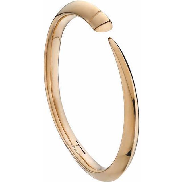 Shaun Leane Sabre 18ct Rose Gold Plated Sterling Silver Tusk Bangle D - M