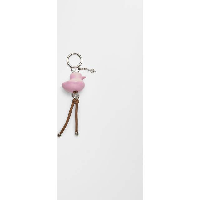 Stradivarius Duck charm keyring Pink OS