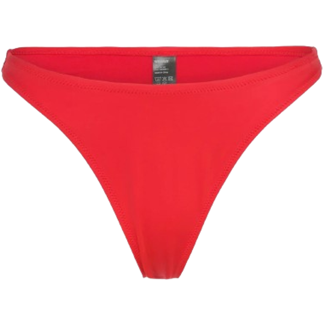 WEEKDAY Brazilian Mini Bikini Bottom |Röd |M