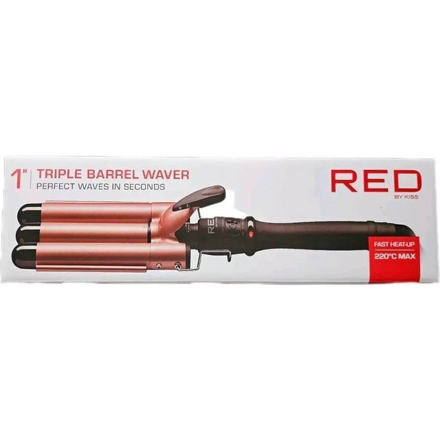 Red by kiss 1" triple barrel waver cti100g