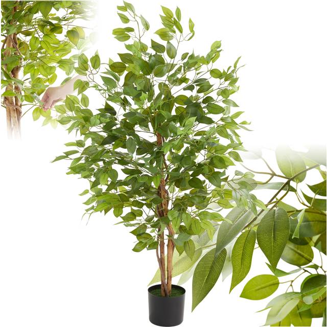 Artificial Plant - detailed and lifelike, ficus tree, low-maintenance - 120 cm