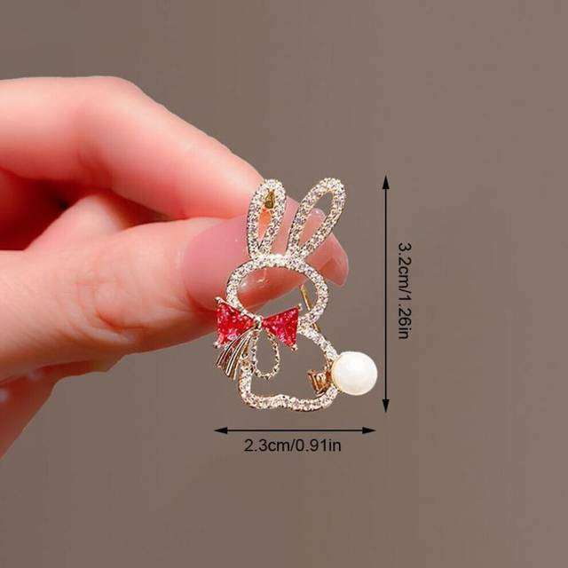 (P) Women Fashion Rhinestone Metal Lapel Pins Small Brooch Pin Flower Animal Bow Brooches