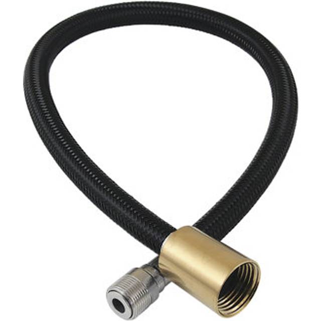 Kingston Brass LSSPRHOSE203 20 in. Braided Pull Down Kitchen Faucet Spray Hose, Brushed Brass