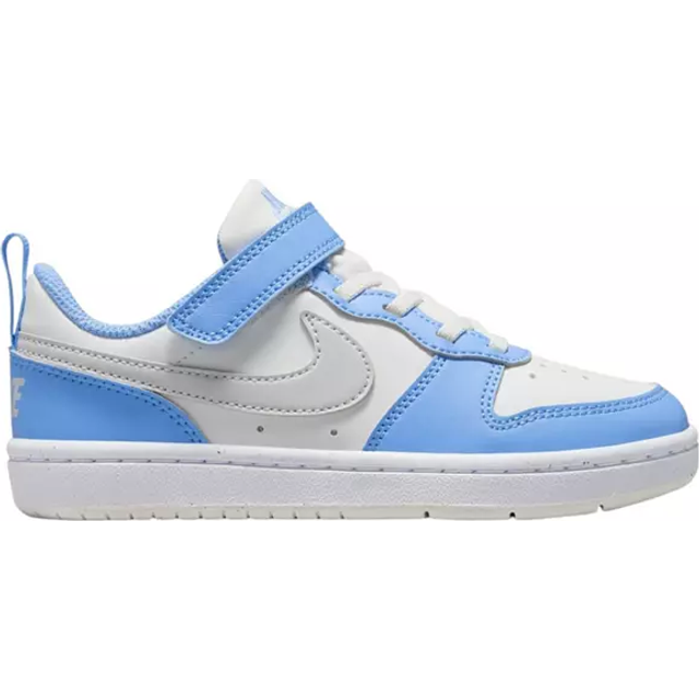 Nike Younger Kids Court Borough Low Recraft Trainers in Blue/Grey | Size 2