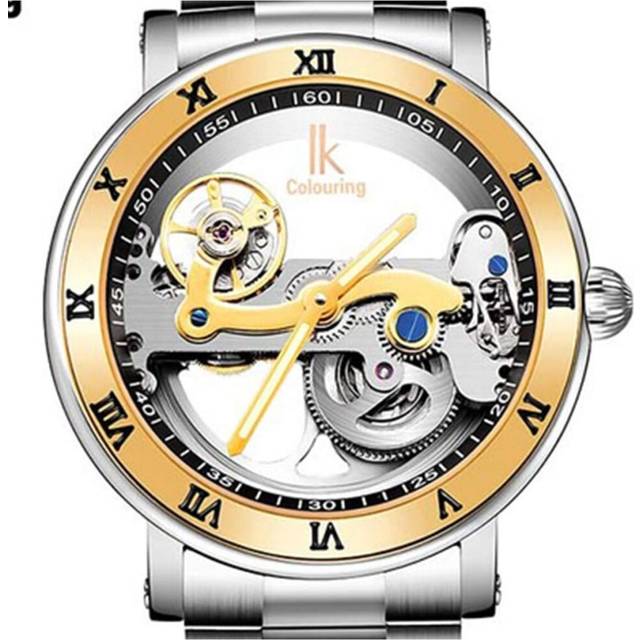 Steampunk Automatic Self-Winding Skeleton Hollow Mechanical Waterproof Watches