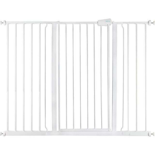 (White, 126.7cm - 134.3cm) Safetots Extra Tall Pressure Fit Gate