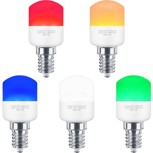 Led pygmy bulbs 1.5w t26 red blue green yellow white fridge sewing e14 bulbs