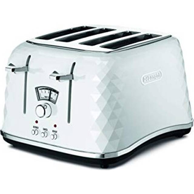 De'Longhi Brillante CTJ4003W 4-Slice Toaster - White